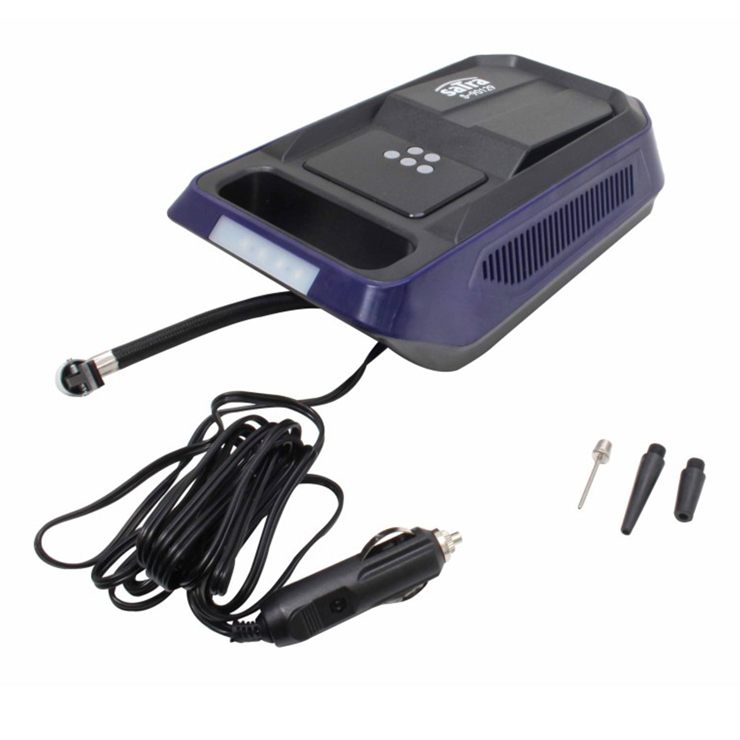 Compressore aria portatile per pneumatici, 12 V con manometro digitale pneumatici per gonfiaggio pneumatici, 120W / 10.3 bar