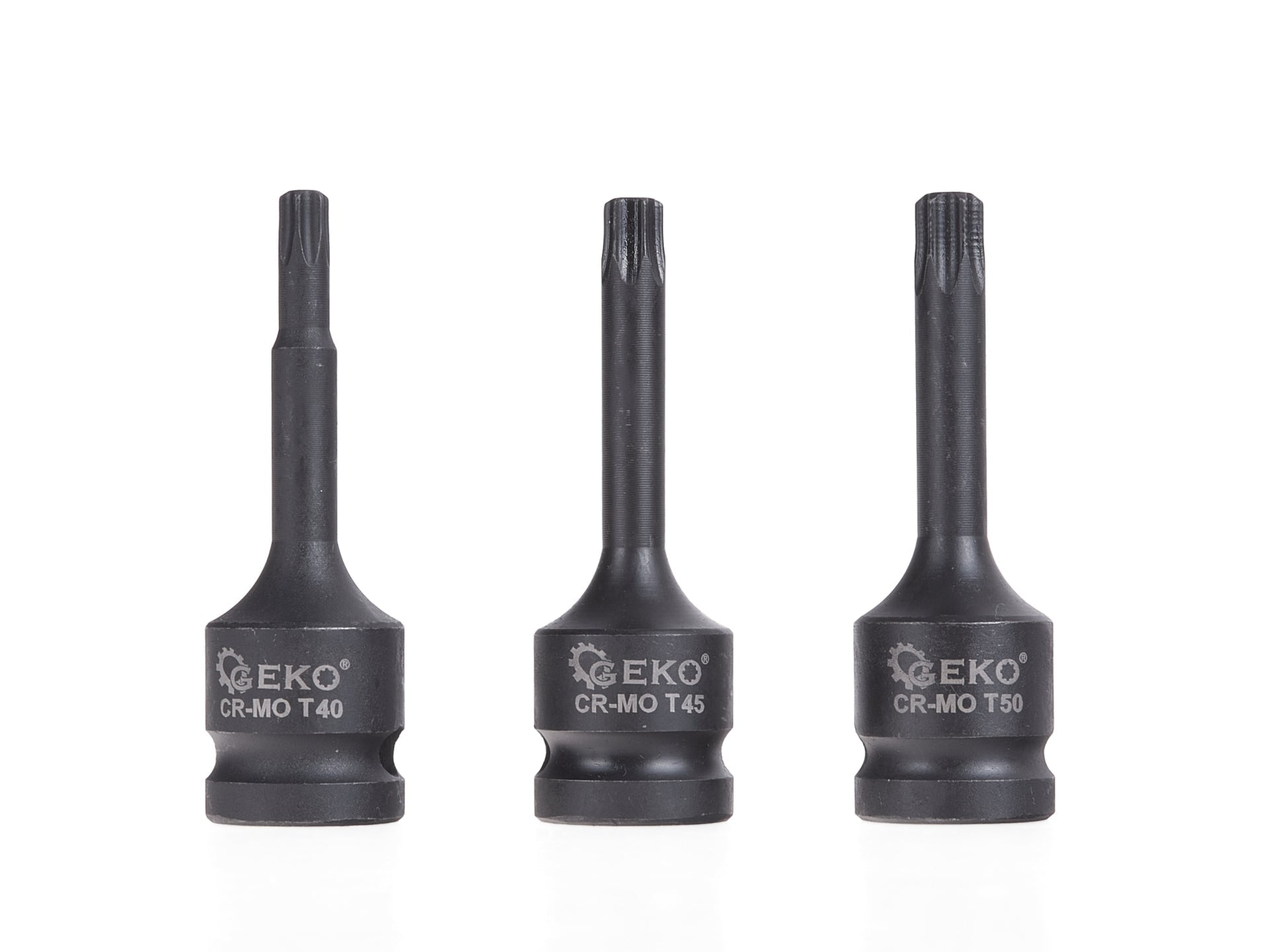 Set di chiavi a bussola Torx impact 1/2 T20-T70, 9 pezzi Geko