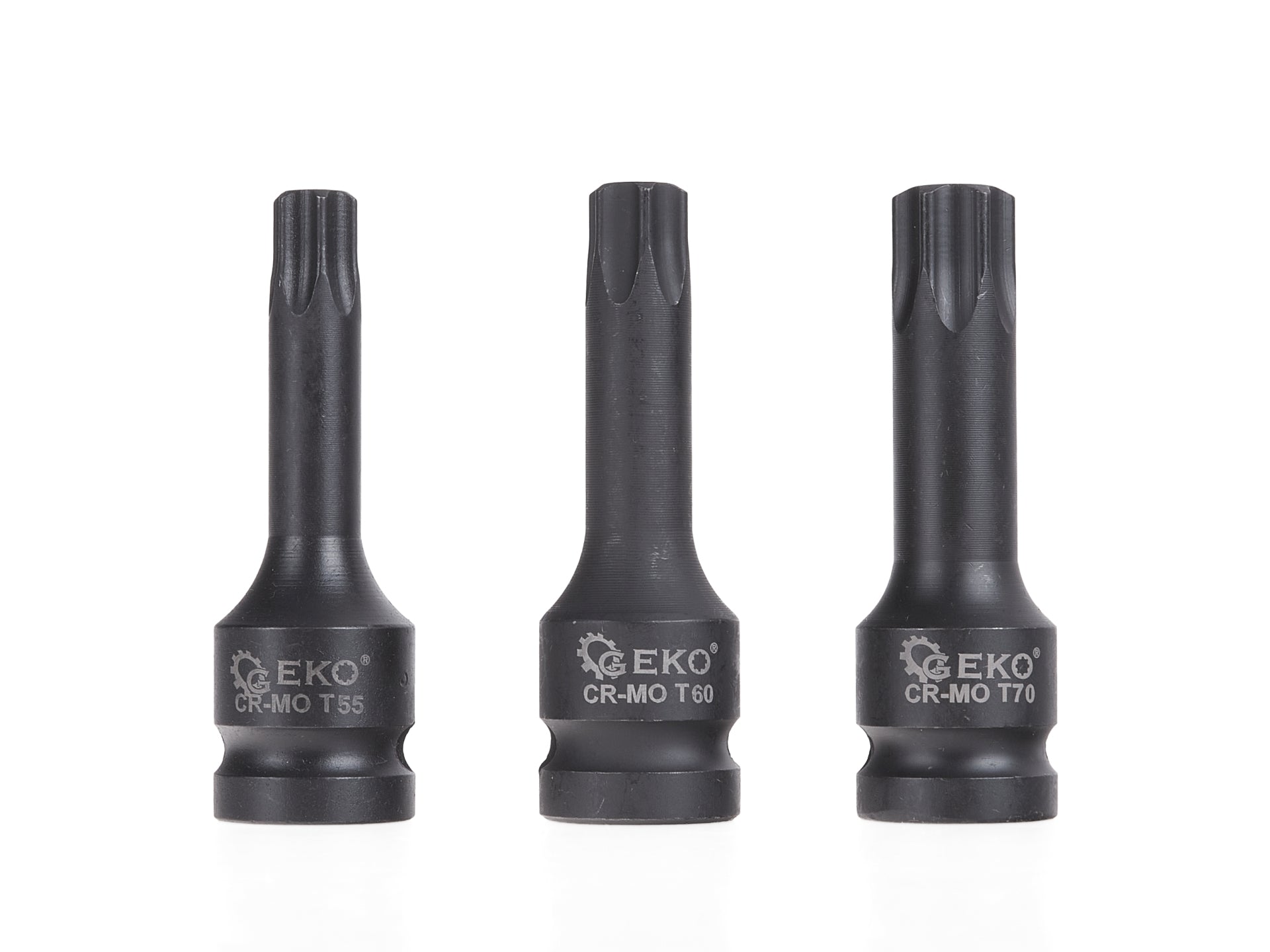 Set di chiavi a bussola Torx impact 1/2 T20-T70, 9 pezzi Geko