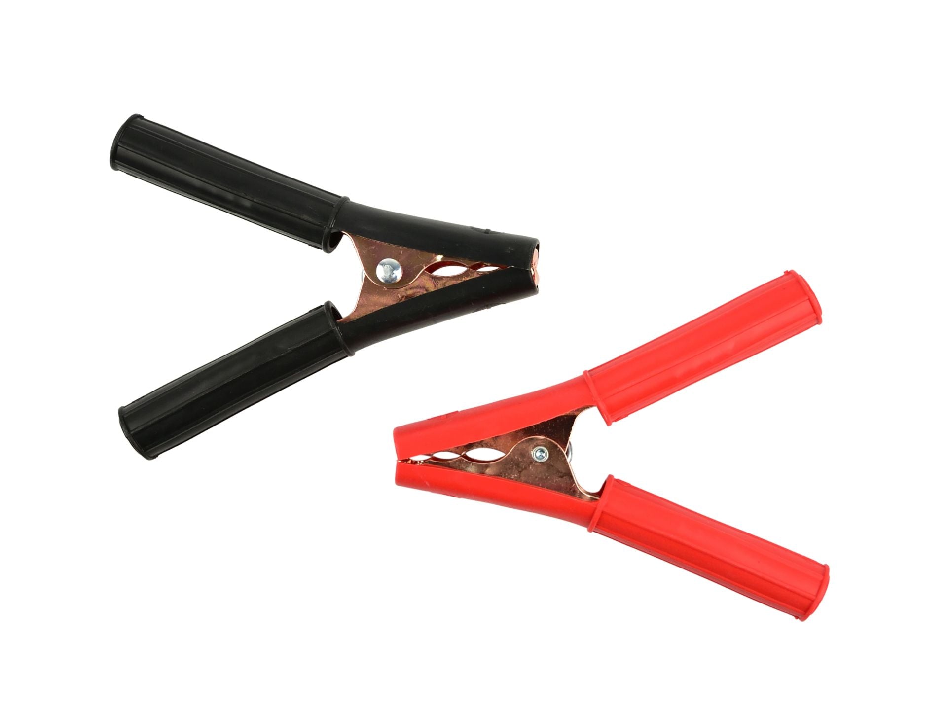 Coppia pinze per cavi batteria per auto e moto, cip a coccodrillo, morsetti a coccodrillo isolati, per cavi batteria auto 600 A