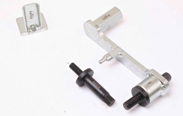 Kit messa in fase motori, attrezzi per il bloccaggio della cinghia di distribuzione dell'albero a camme del motore, compatibile con Fiat 1.6 16V