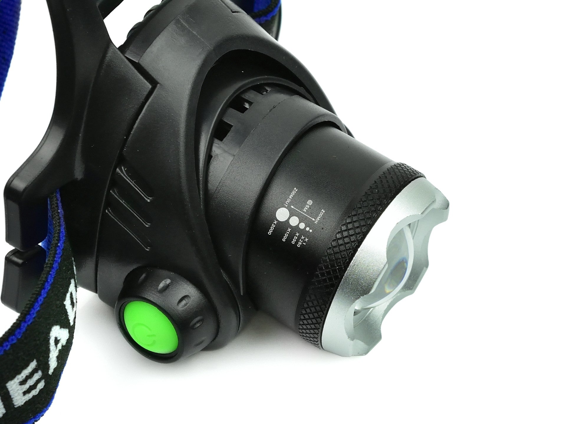 Torcia lampada frontalecon batteria a LED Cree Xm-L T6 1000 lumen