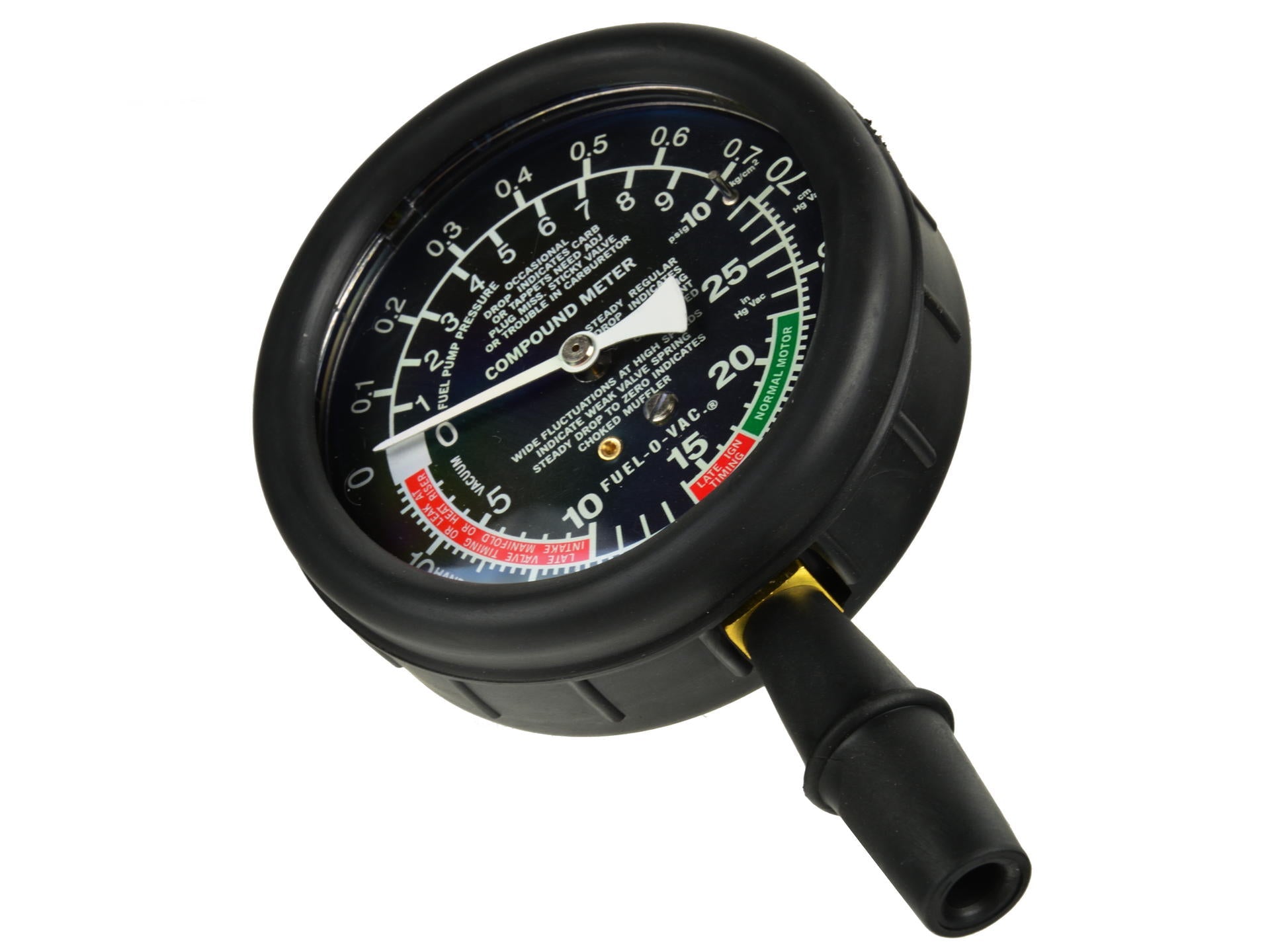 Tester pompa benzina, manometro carburatore pressione vuoto carburante auto, manometri compressione per motori benzina da 1 bar (30 mHg) fino a 0,7 bar (10 psi) per auto e moto