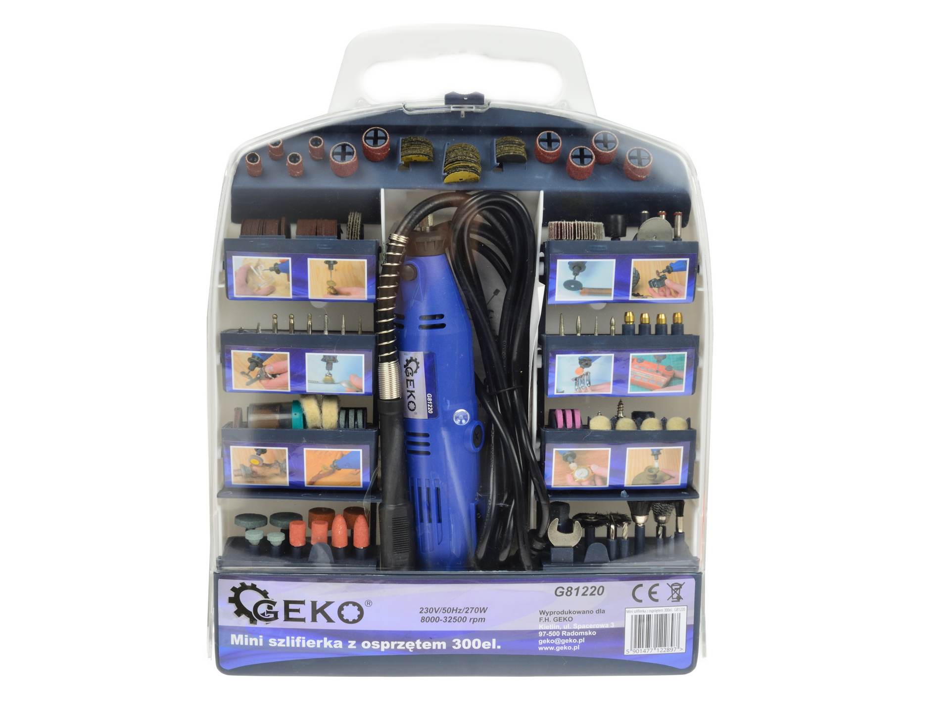 Set di mini smerigliatrici multifunzione da 300 pezzi, per levigatrice a mano, multi-utensile, e regolazione della velocità