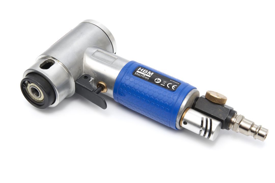 Levigatrice pneumatica, aria orbitale casuale, mini per auto, lucidatore con tamponi 70 mm