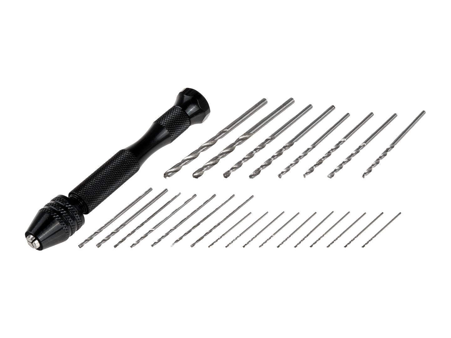 Mini trapano a mano di precisione con set -kit 25 punte HSS