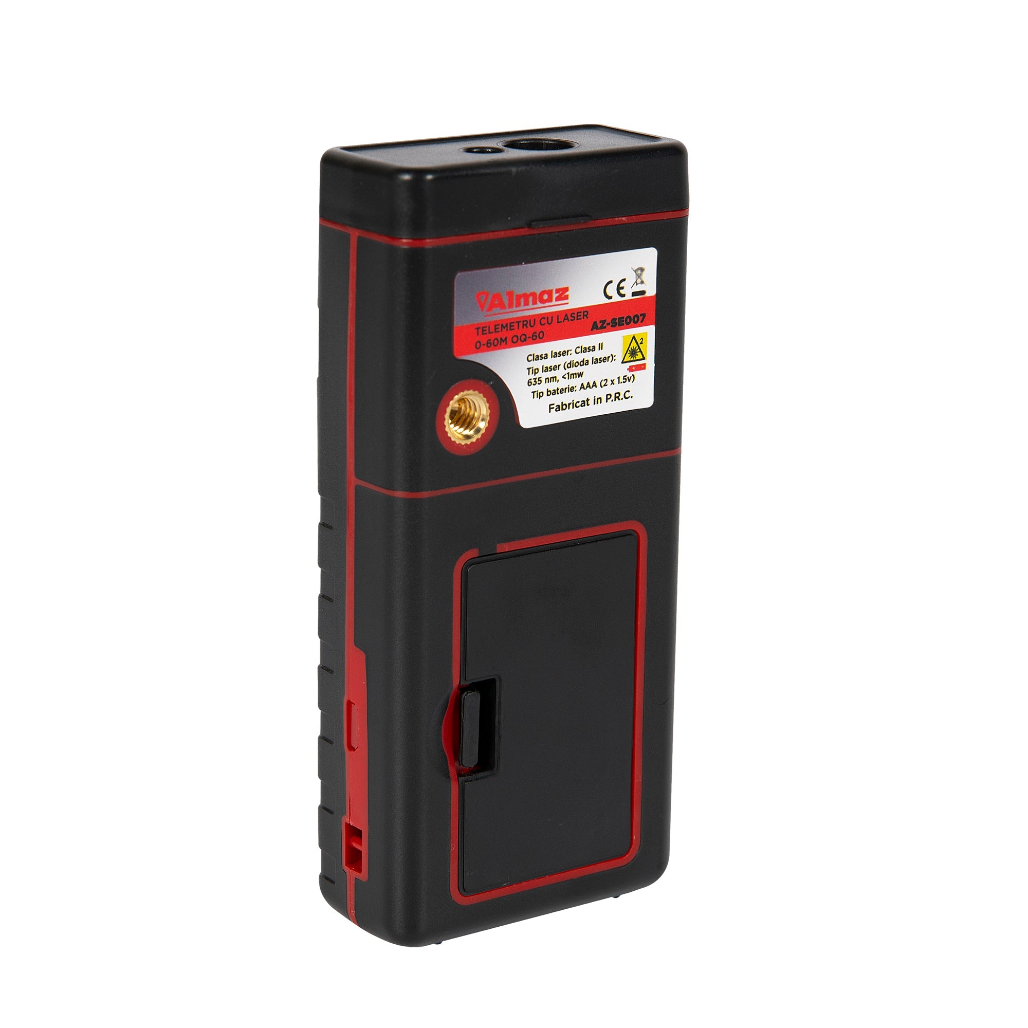 Misuratore distanza laser, distanziometro, misura lunghezza, volume, area, altezza 0-60 m, OQ-60 Almaz