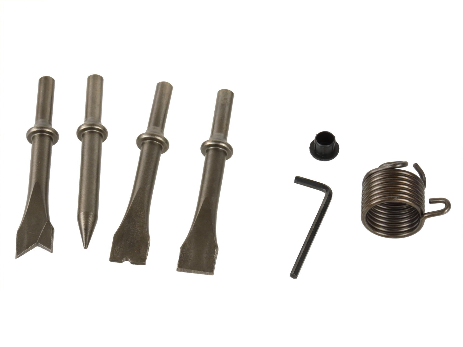 Scaler pneumatico ad ago e pistola martello pneumatico 2 in 1, kit pneumatico per la rimozione/sverniciatura della ruggine ad ago per la pulizia di metalli e vernici - testina di ricambio
