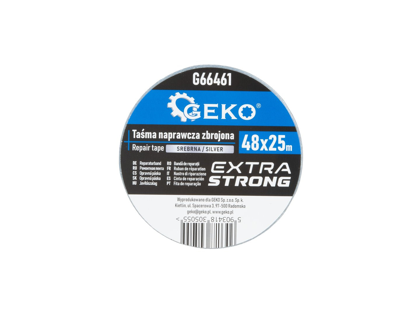Nastro adesivo rinforzato, 48mm x 25m Geko