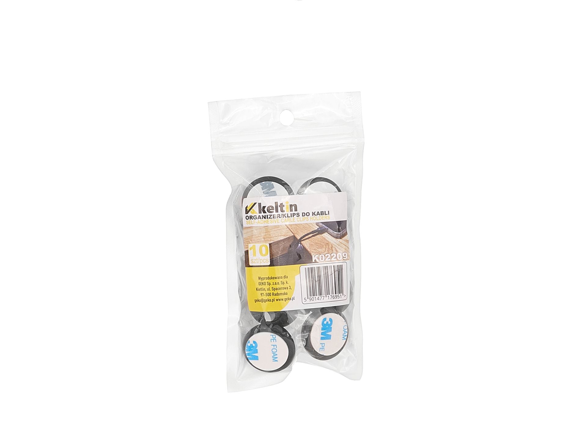 Autoadesivi per cavi per con nastri adesivi, clip per decorazioni, ganci autoadesivi per natale e catene luminose (piccoli, trasparenti), set di 10 supporti per cavi autoadesivi, fissaggio per cavi, clip di stoccaggio, gestione dei cavi, clip per cavi