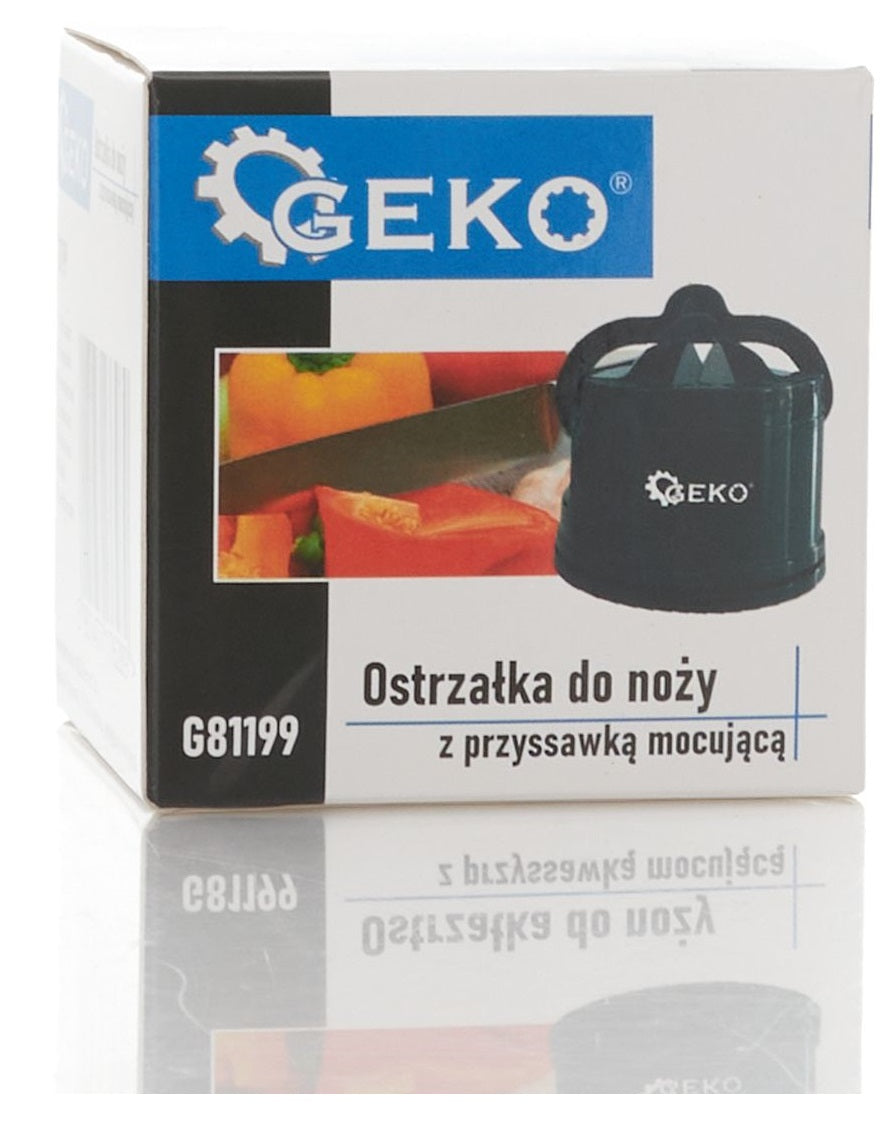 Affilacoltelli professionale con base a ventosa antiscivolo Geko sicuro per lame dritte