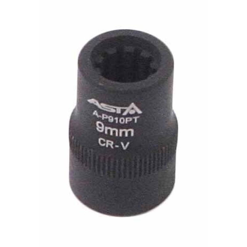 Chiave a bussola speciale per pinze freno Porsche, 10 punti, 9mm, attacco 3/8"
