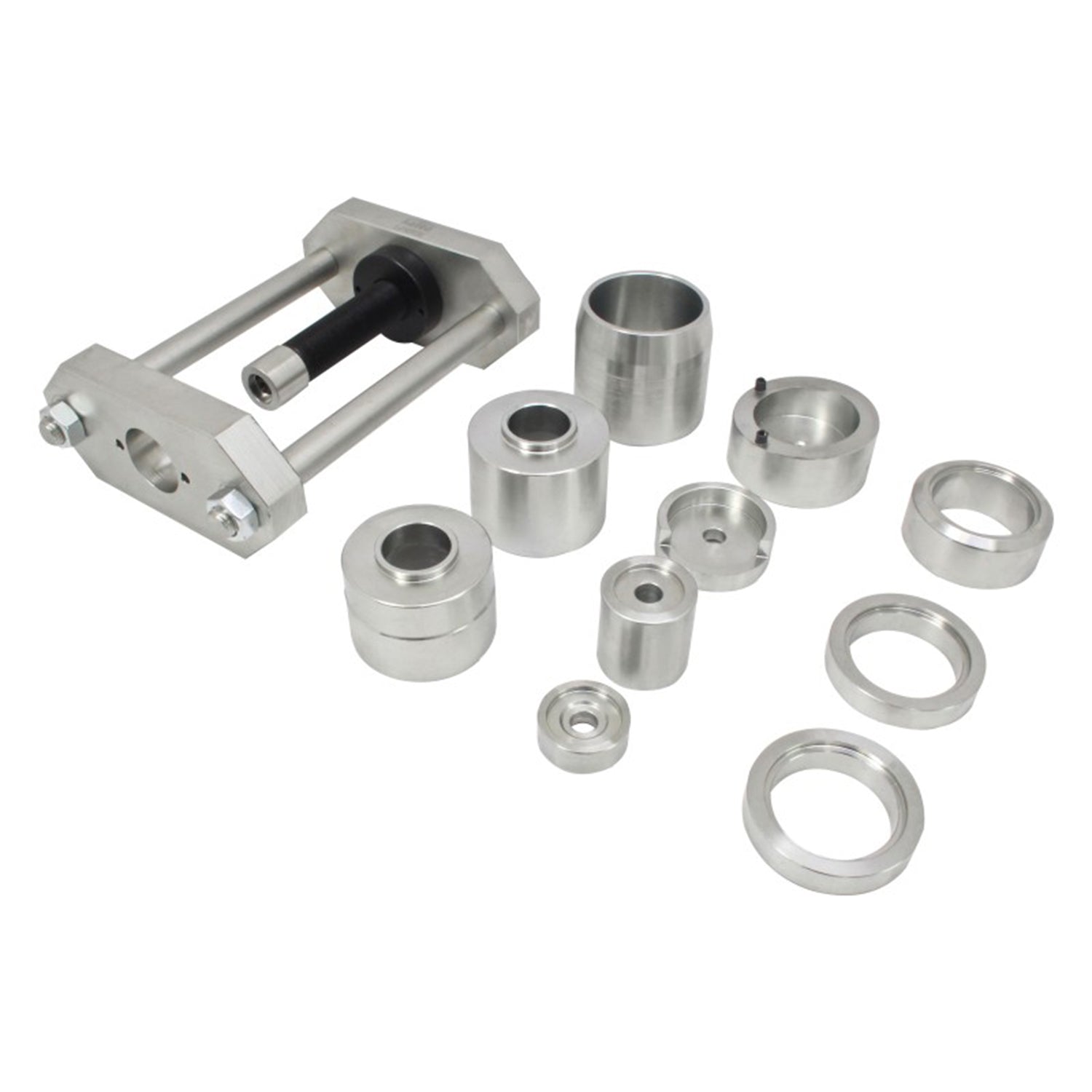 Kit estrattore per boccole e perni della sospensione con adattatori per MERCEDES SPRINTER VW LT VW T4 RENAULT MASTER OPEL MOVANO NISSAN INTERSTAR