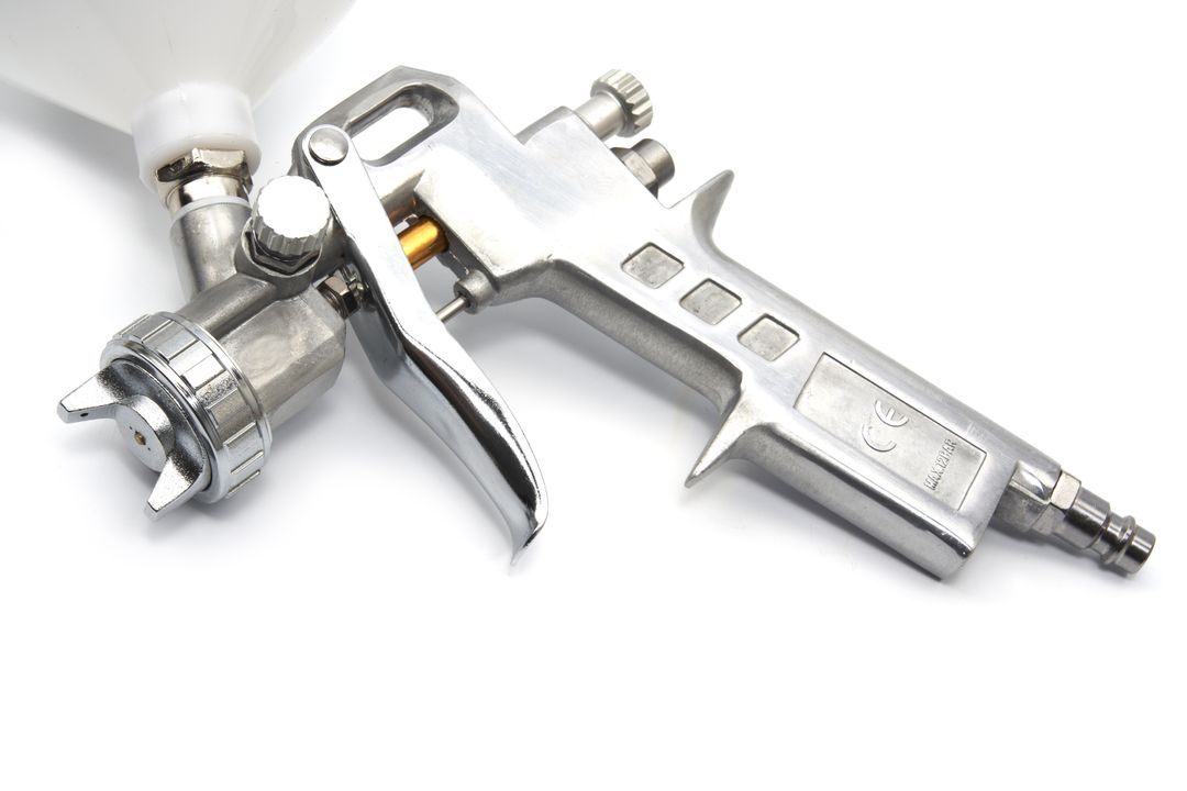 Pistola per verniciare a spruzzo ad alta pressione ,6 Bar,capacità 600 ml e ugello 1,5 mm bm