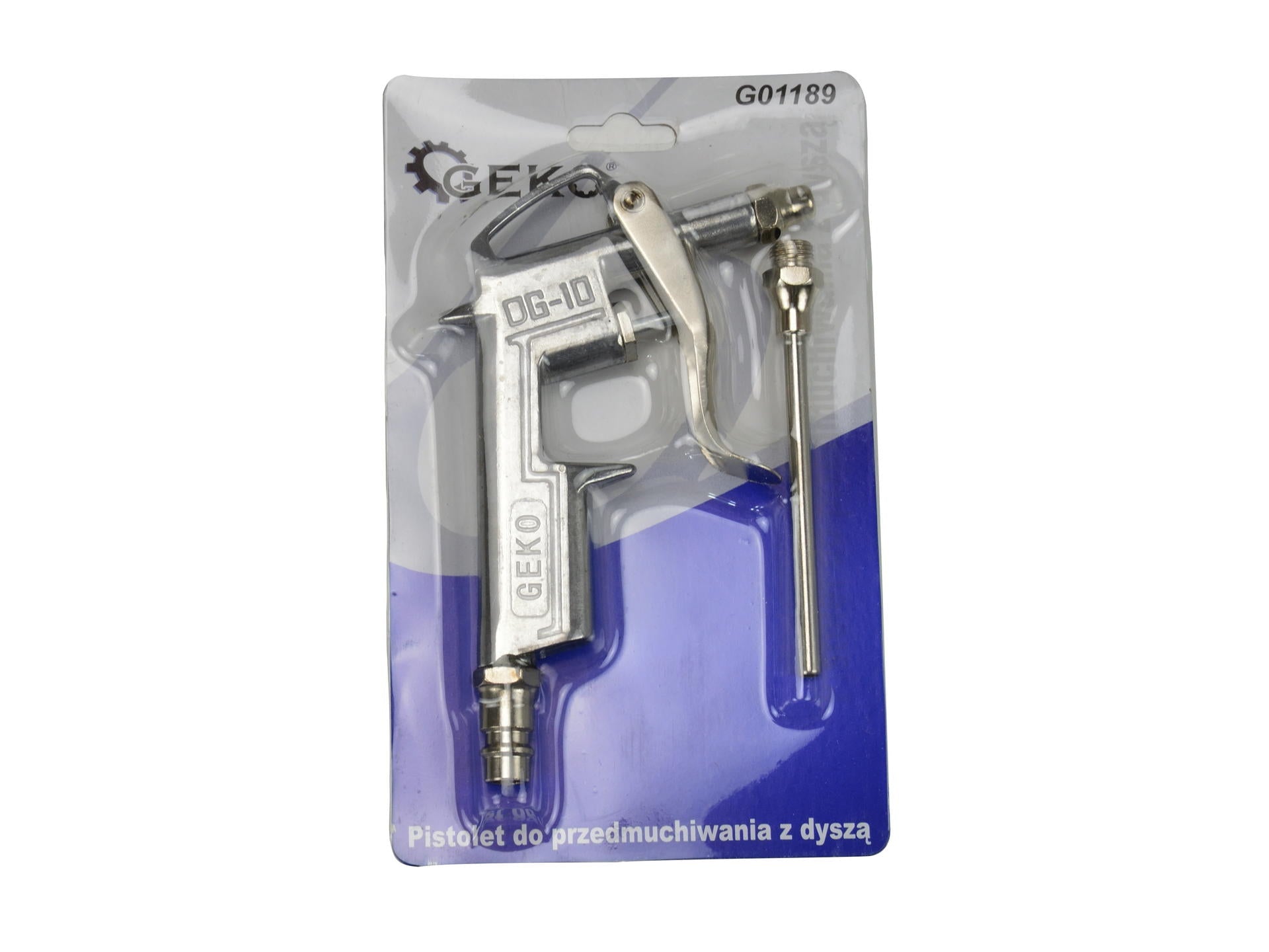 Pistola per soffiaggio aria compressa con 2 ugelli