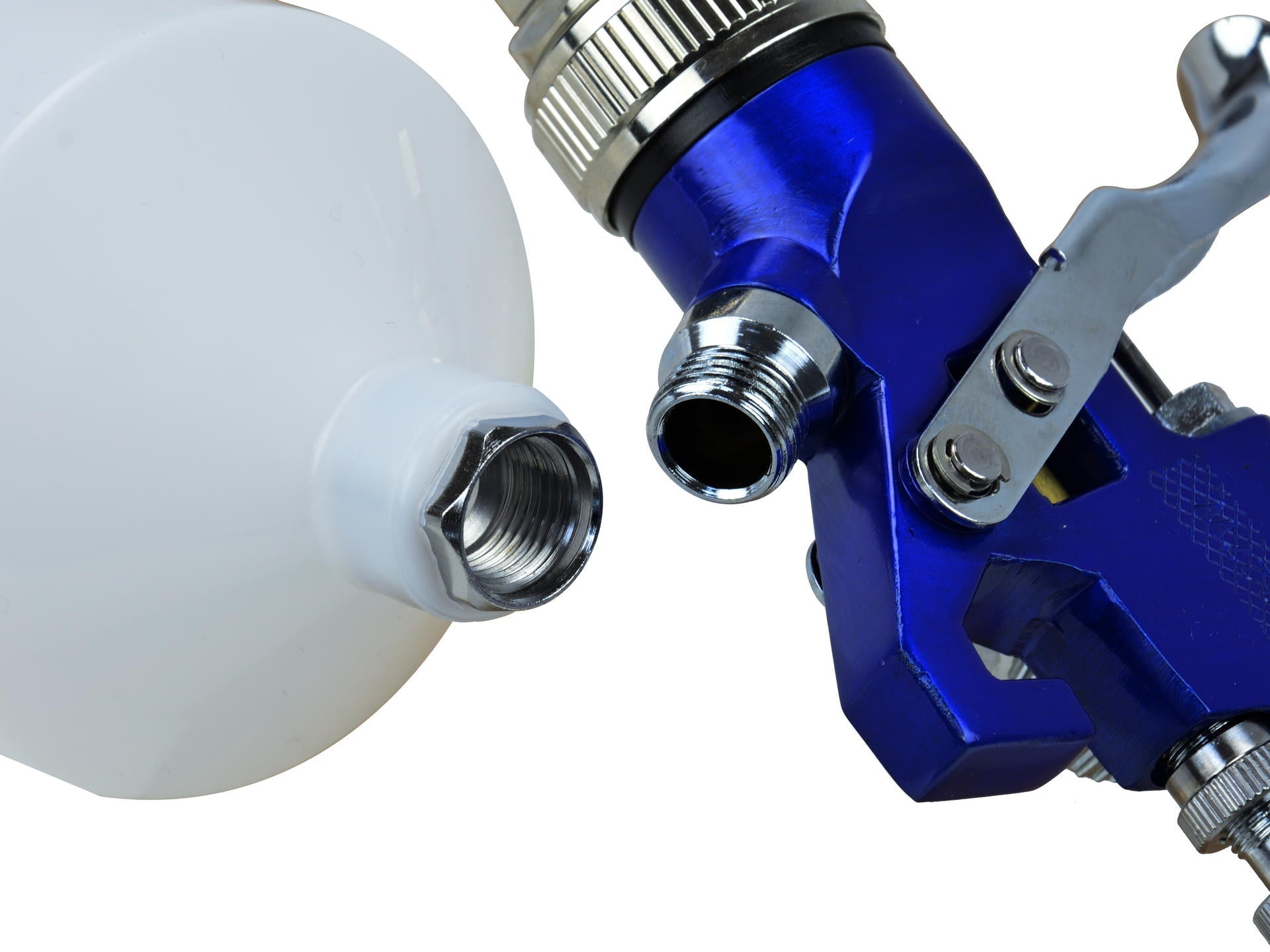Pistola per verniciare a spruzzo HVLP, pistole a spruzzo per verniciare – capacità 600 ml e ugello in acciaio inox 1,4 mm