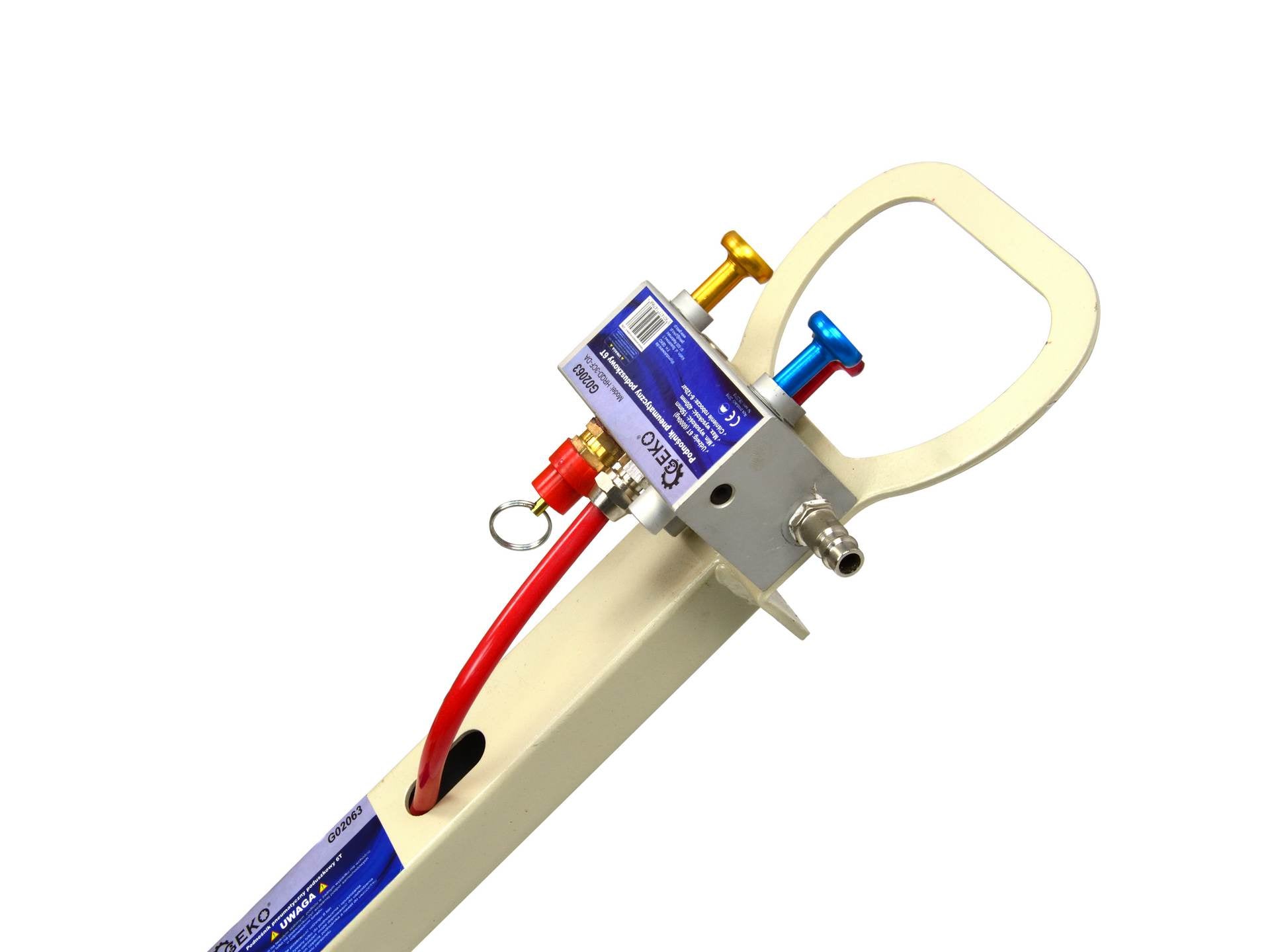 Cric ad aria compressa, 6 tonnellate/6000 kg, cric airbag, sollevamento fino a 400 mm, cric pneumatico da sollevamento pneumatico con maniglia per auto, garage