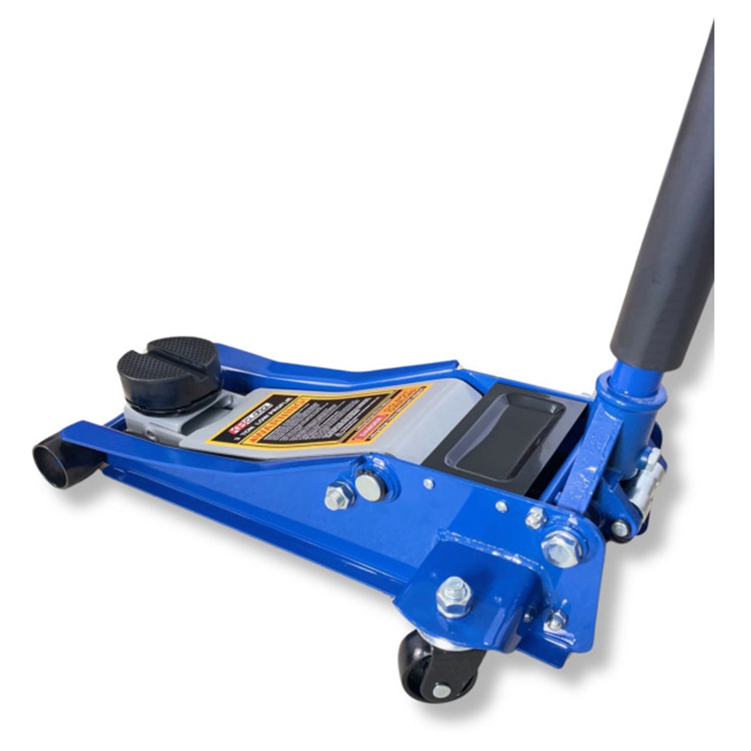 Cric sollevatore idraulico a carrello profilo basso a doppio pistone 3 tonnellate KB GLOBAL