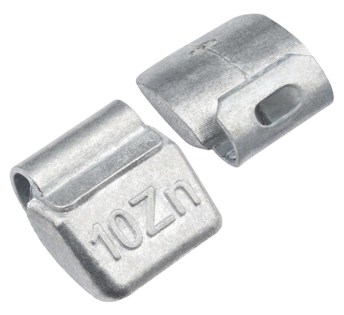 Contrappesi assortiti per equilibratura ruote in acciaio auto, pesi equilibratura cerchi, 10 g 100 pezzi Zn 1 kg