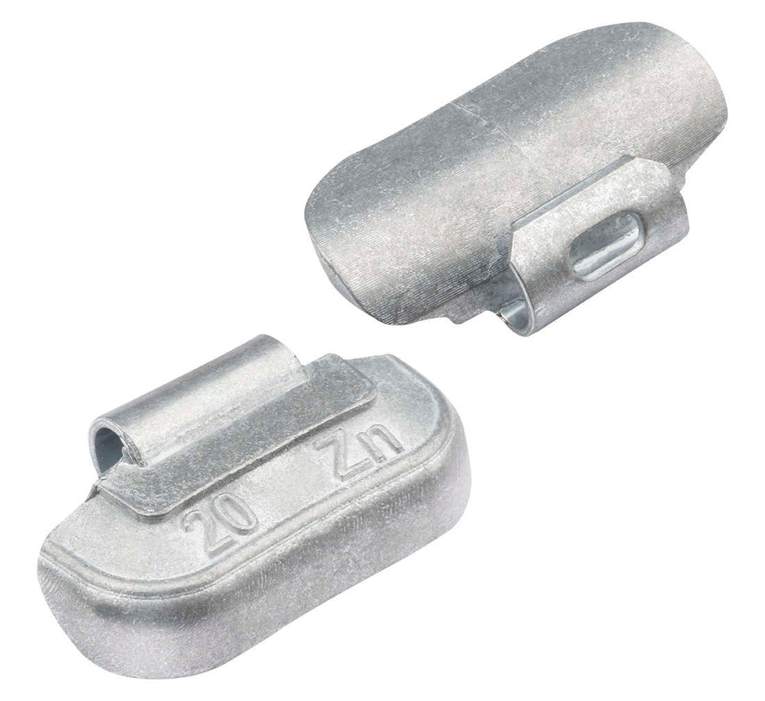 Contrappesi assortiti per equilibratura ruote in acciaio auto, pesi equilibratura cerchi, 10 g 100 pezzi Zn 1 kg