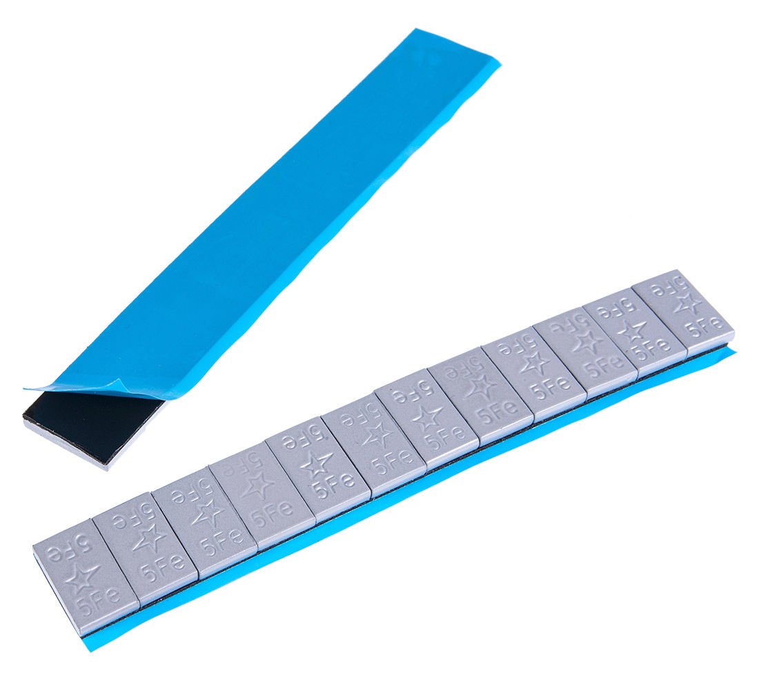 Striscia adesiva pesi equilibratura, contrappesi adesivi per cerchioni auto, pesi di bilanciatura, per auto, furgoni e SUV, 5 g 400 strisce Edgy FiveStars 12 pezzi per striscia 25 kg
