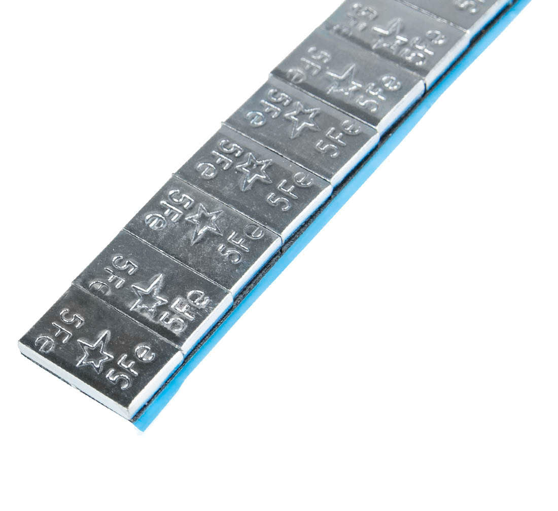 Striscia adesiva pesi equilibratura, contrappesi adesivi per cerchioni auto, pesi di bilanciatura, per auto, furgoni e SUV, 5 g 400 strisce 12 pezzi per striscia 25 kg
