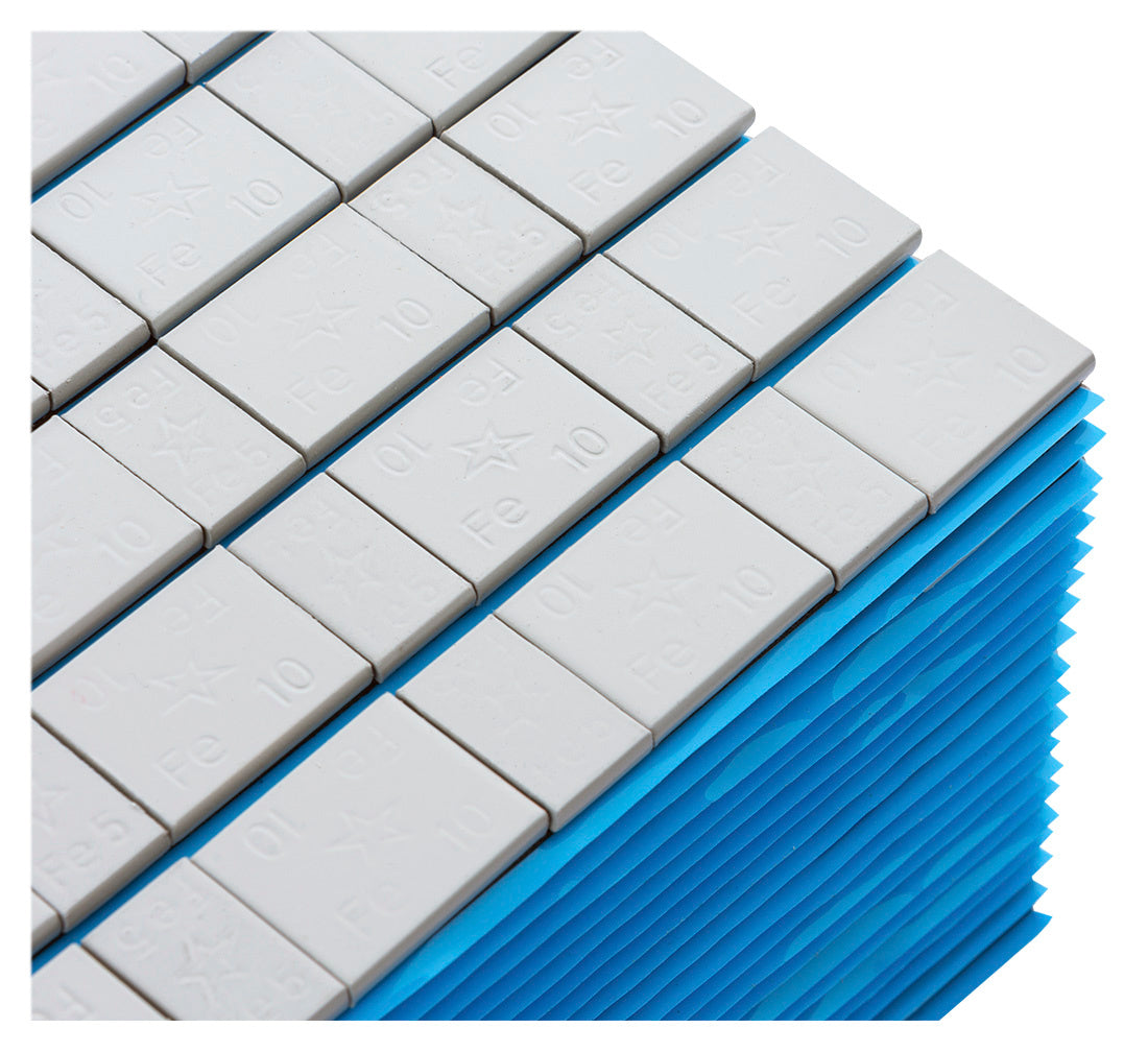 Striscia adesiva pesi equilibratura, contrappesi adesivi per cerchioni auto, pesi di bilanciatura, per auto, furgoni e SUV, 5/10 g 100 strisce 8 pezzi per striscia 6 kg grigio opaco