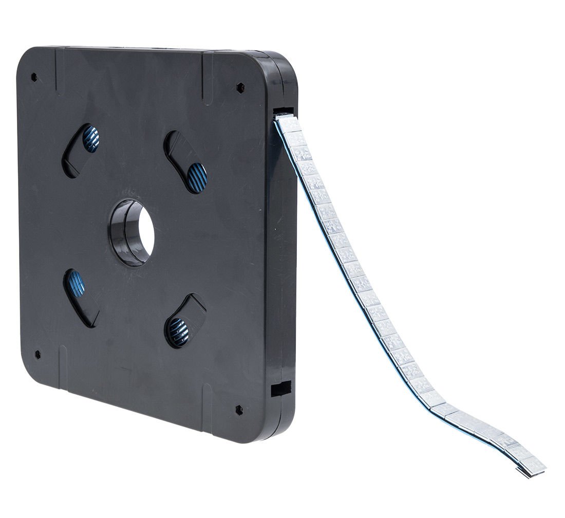 Rotolo di massa di equilibrio, adesivo in acciaio, 5 g x 1.000,5 kg