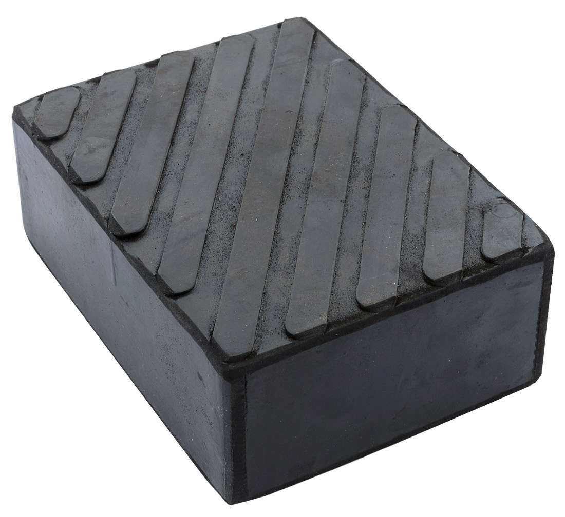 Tampone per ponte sollevatore auto, kit tamponi universali in gomma, quadrati 120 × 165 × 60 mm