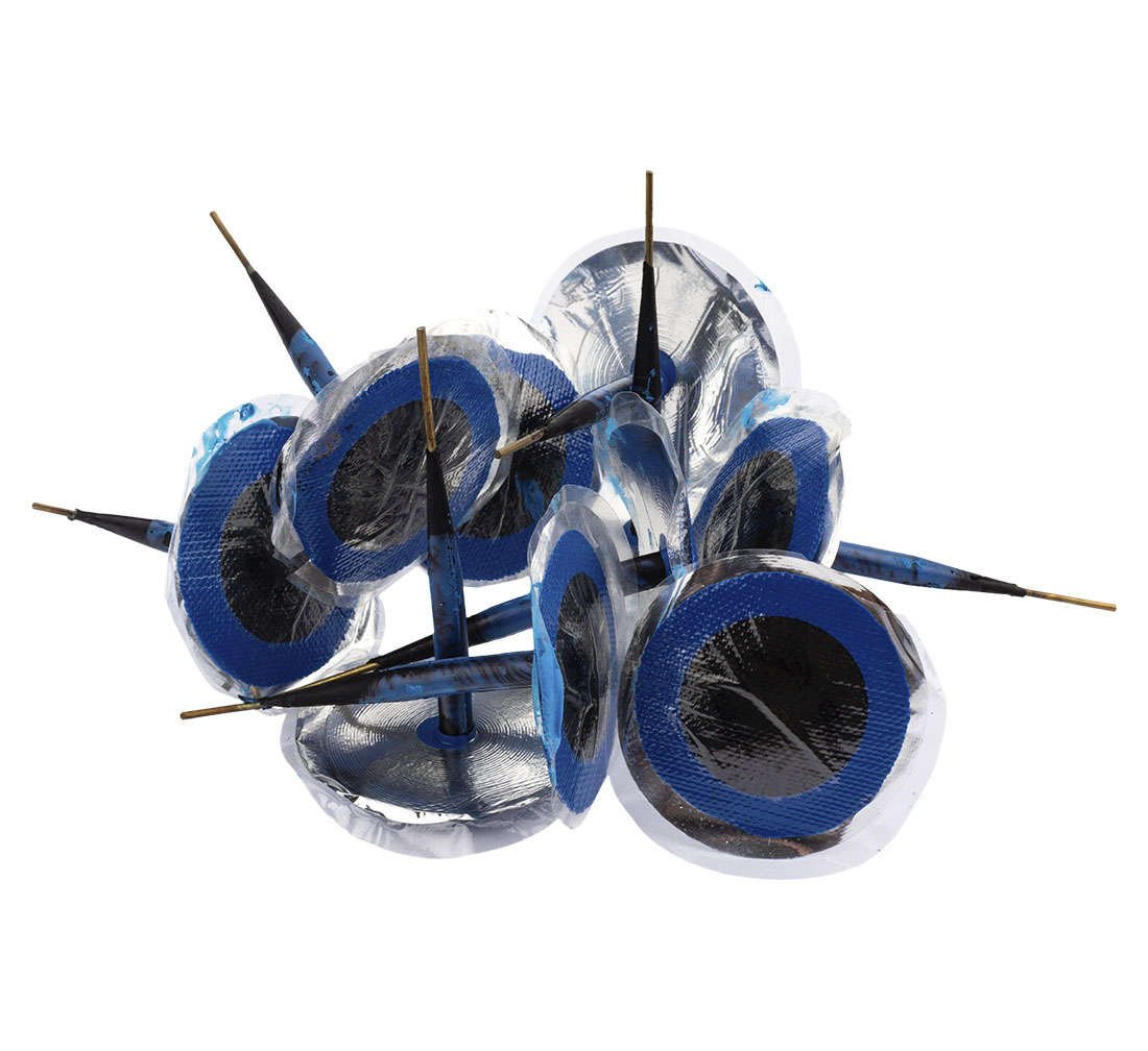 Toppa per pneumatici premium,in gomma professionale ,patch per riparazione di forature per pneumatici 6 mm 10 pezzi