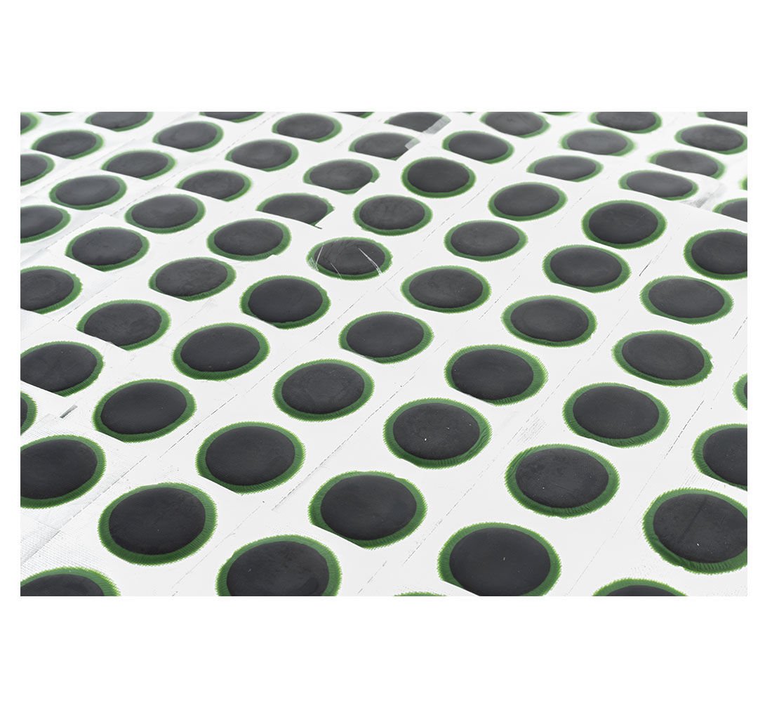Toppe di riparazione pneumatici e vulcanizzazione Ur-3 30mm 150 pezzi