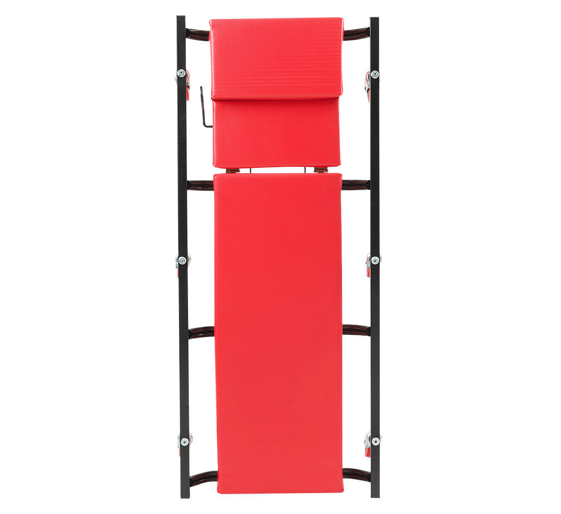 Carrello sotto auto professionale, sgabello da officina, lettino meccanico sottomacchina, pedana montaggio, riparazioni meccanico con ruote e poggiatesta, Redats