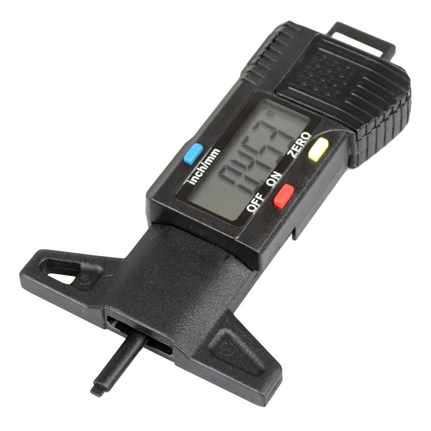Calibro digitale elettronico ad alta precisione calibri 0.01 mm, 26.2mm con asta piatta e ampio display lcd micrometro digitale professionale per misurazione profondità battistrada pneumatici Geko
