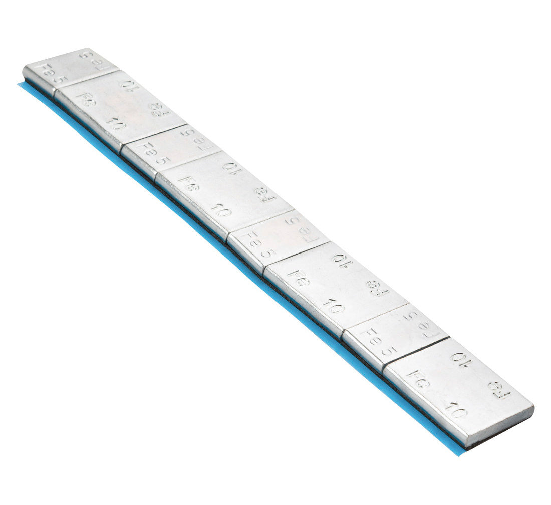 Striscia adesiva pesi equilibratura, contrappesi adesivi per cerchioni auto, pesi di bilanciatura, per auto, furgoni e SUV, 5/10 g Fe Edgy 100 strisce