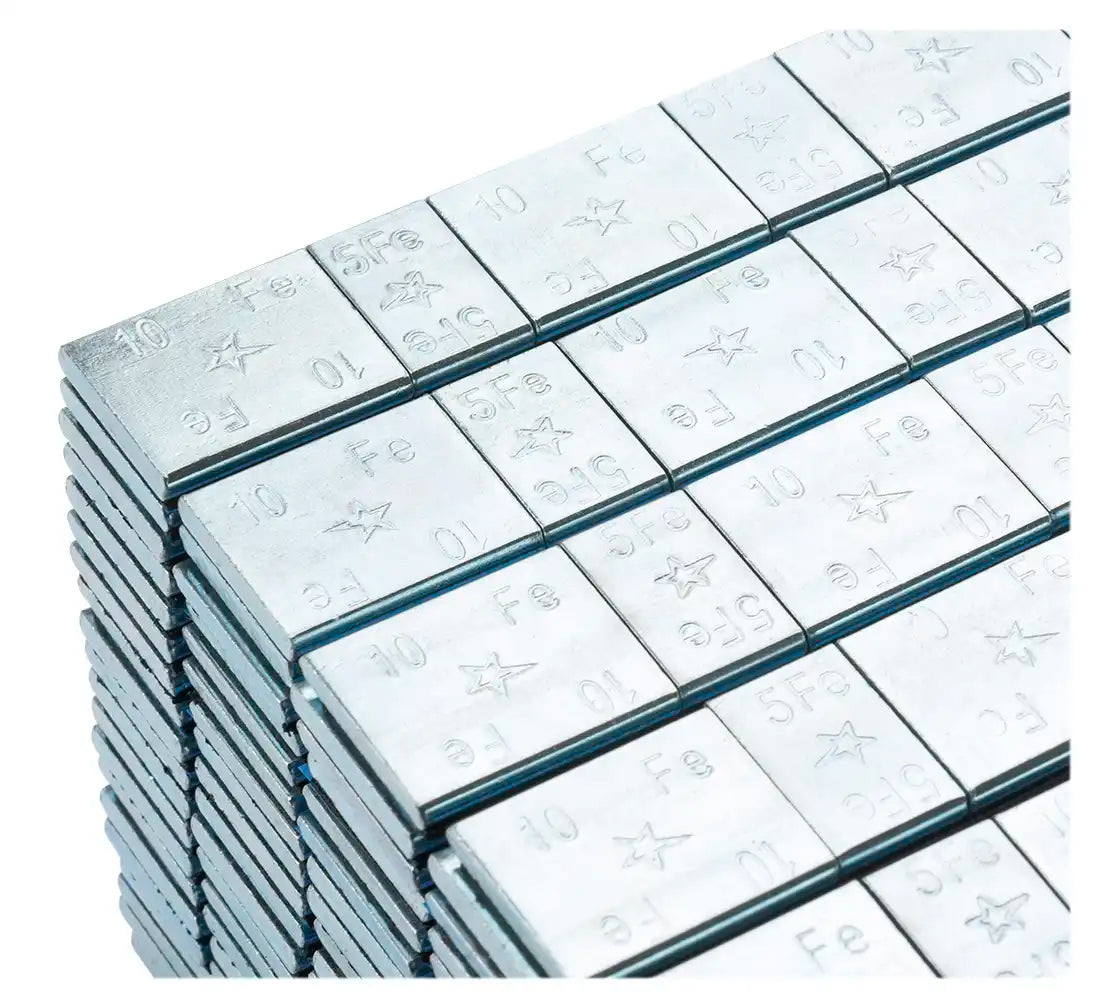 Striscia adesiva pesi equilibratura, contrappesi adesivi per cerchioni auto, pesi di bilanciatura, per auto, furgoni e SUV, 5/10 g 100 strisce Five Star 8 pezzi per striscia 6 kg