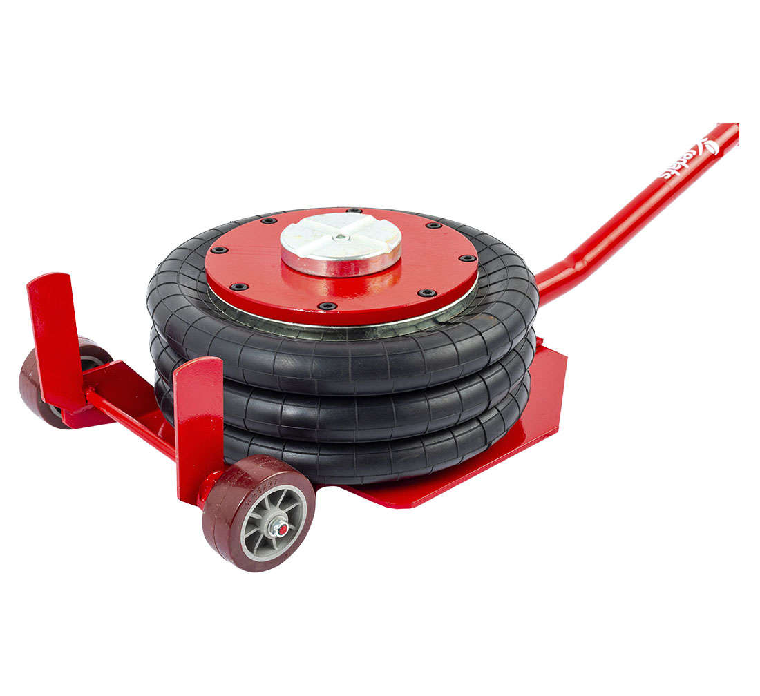 Cric ad aria compressa, 3,5 tonnellate/3500 kg, cric airbag, cric pneumatico da sollevamento pneumatico con maniglia per auto, garage, sollevamento 14–48 cm Redats Polonia