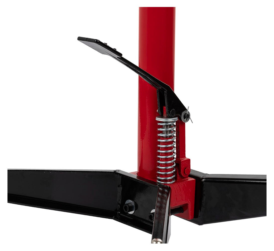 Sollevatore idraulico da fossa, idraulico, portata 500 kg 0,5 t, per sottoponte cambio motore, sollevamento 110-187 cm