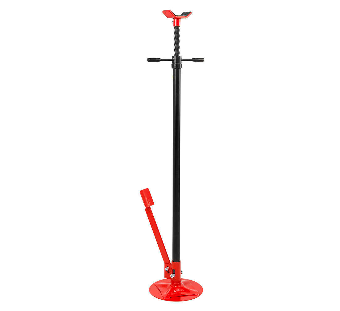 Supporto telescopico a vite con pedale, altezza min. 134 cm max 193 cm