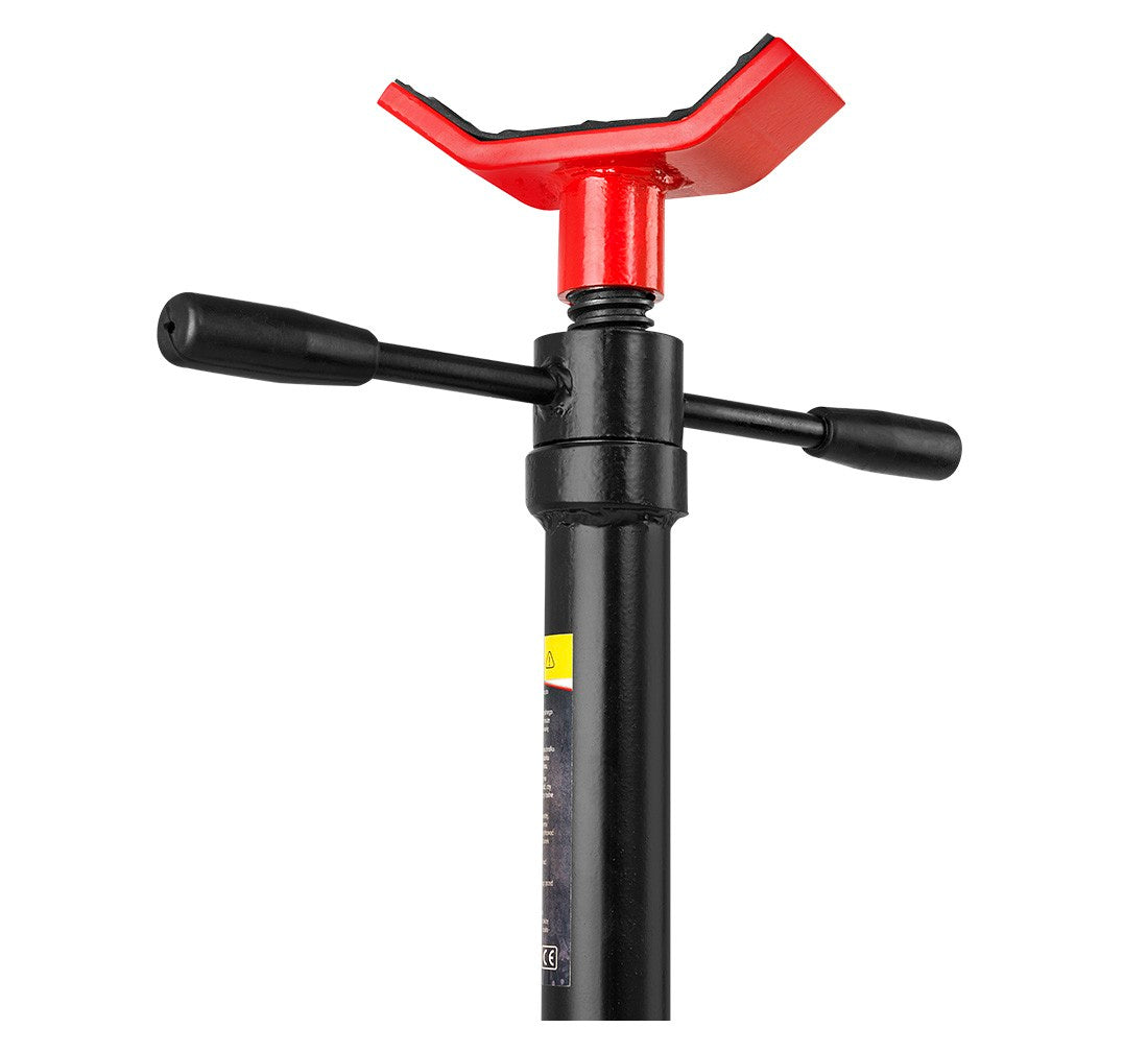 Supporto telescopico a vite con pedale, altezza min. 134 cm max 193 cm
