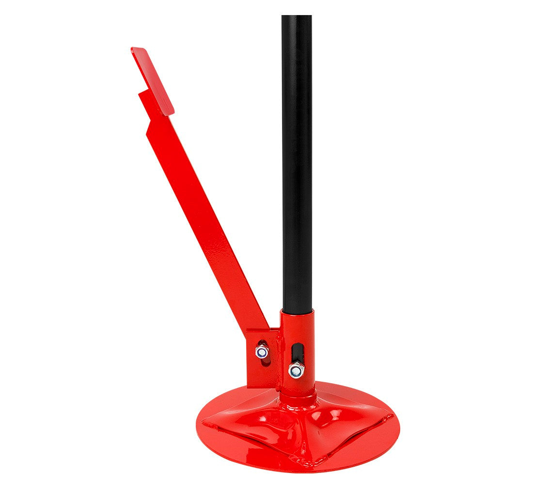 Supporto telescopico a vite con pedale, altezza min. 134 cm max 193 cm