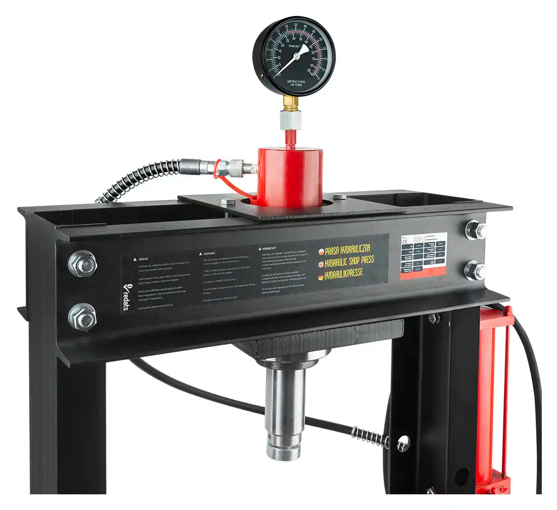 Pressa idraulica pneumatica da officina 30t pressa a telaio per cuscinetti, Redats
