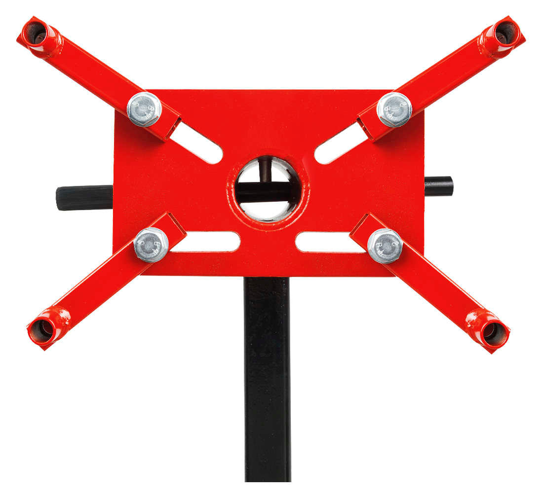 Cavalletto per motore supporto sostegno motore 450 kg, rotante, esta regolabile 360°, 4 ruote, manutenzione veicoli, Redats