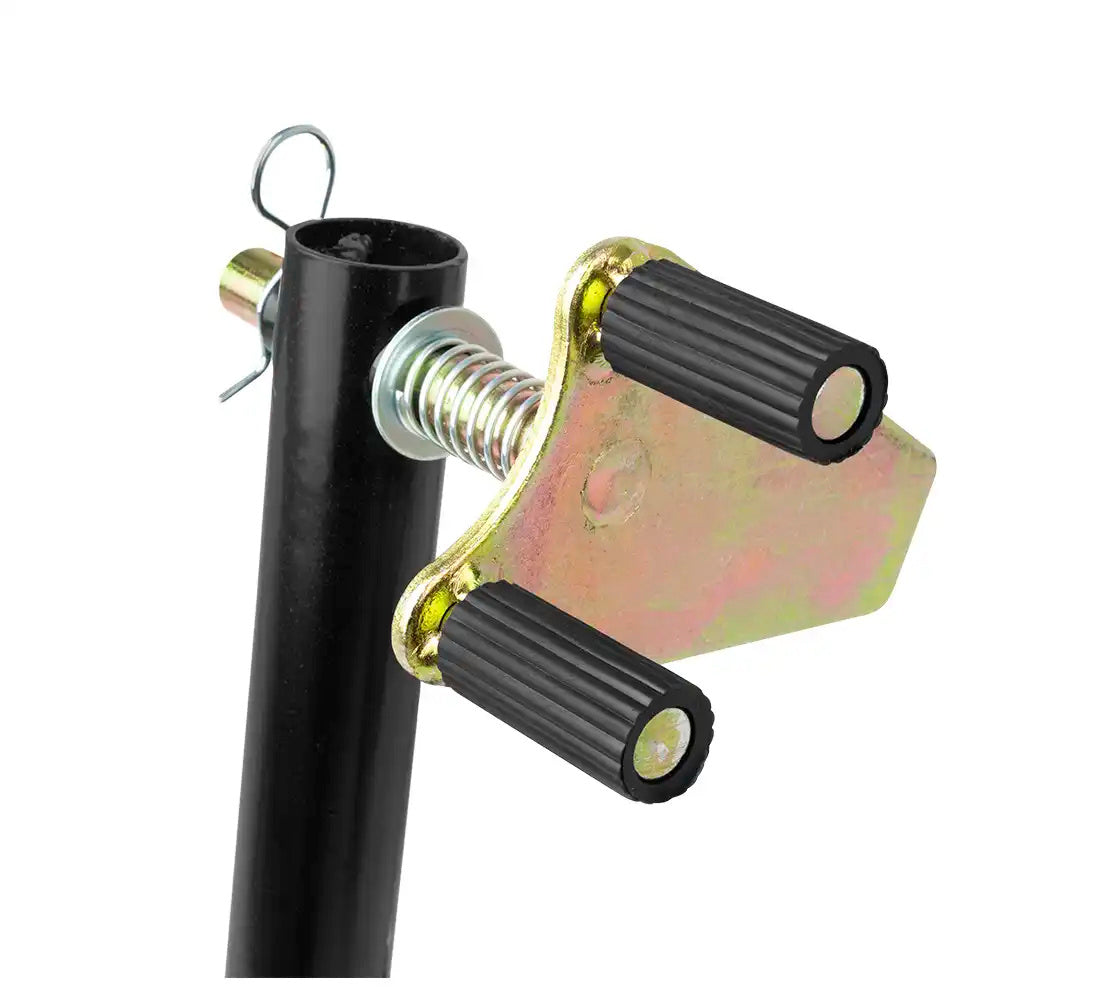 Cavalletto per ruote anteriori per il sollevamento della moto bici garage capacità carico max. 100kg, cavalletto supporto per moto bici da officina adatto testa della forcella a doppia u + l, Redats