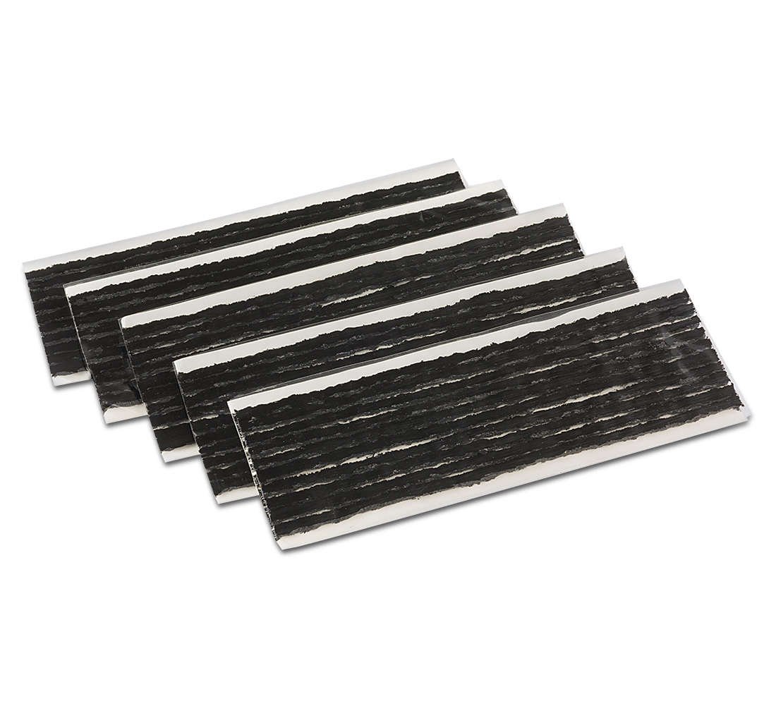 50 pezzi strisce lunghe di riparazione di pneumatici tubeless, foratura stringhe, kit gomma cancellare strumento recupero rapido auto nero, lunghezza 200 mm, corda per riparazione pneumatici auto moto scooter bici