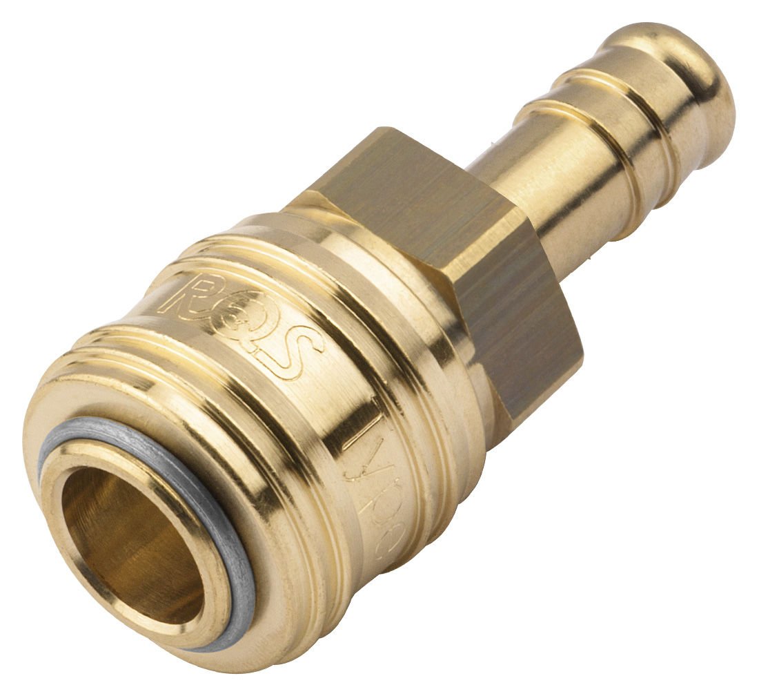 Raccordo per tubo in ottone 10 mm, innesto rapido per apparecchiature pneumatiche, Rectus tipo 26