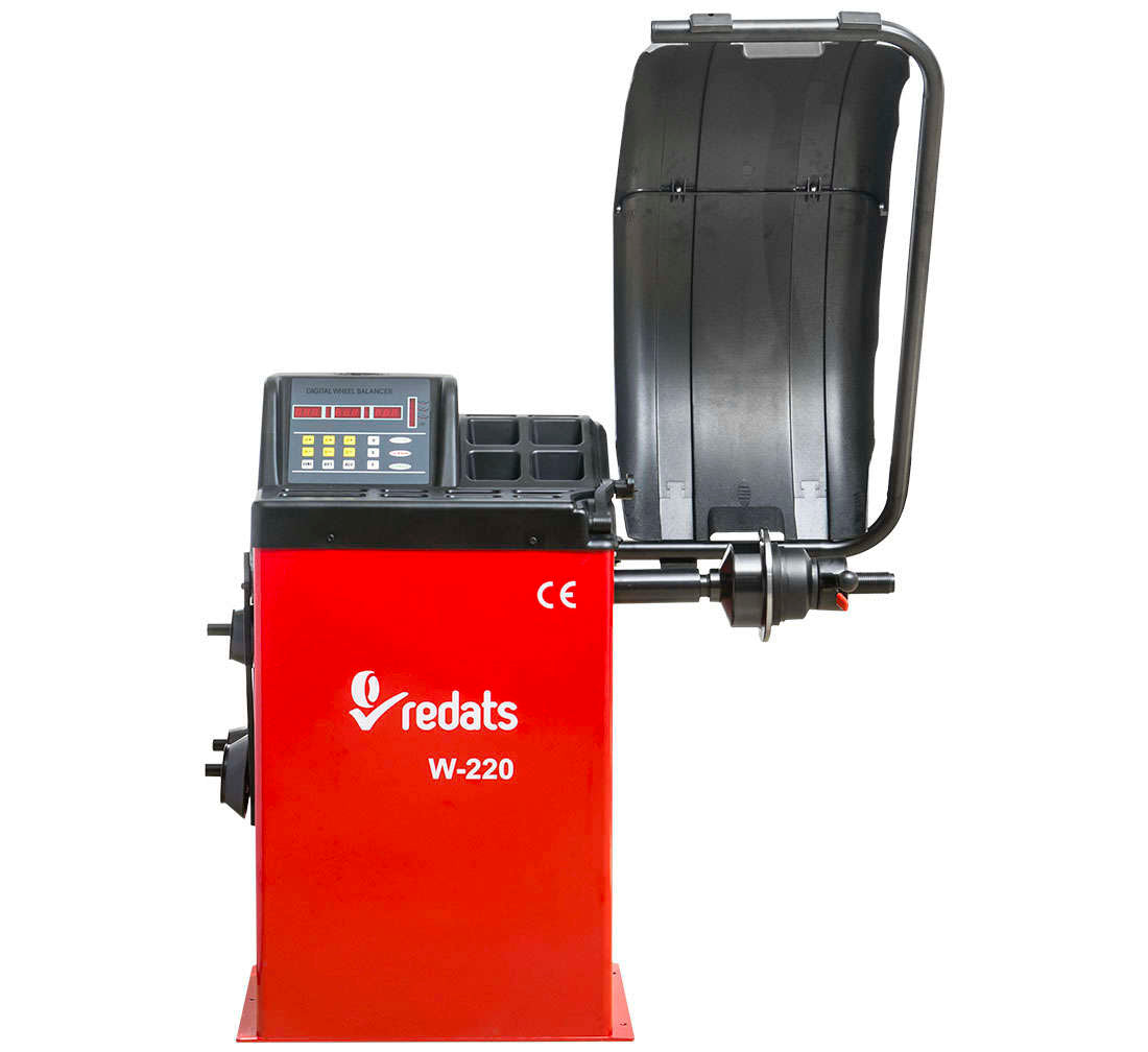 Equilibratrice automatica con display digitale, con acquisizione automatica del programma di equilibratura, diametro cerchio 10"-24", professionale, Redats Polonia