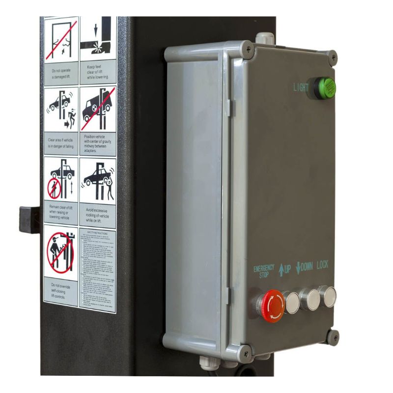 Ponte sollevatore auto a 2 colonne, portata 4000 kg, ponte sollevatore idraulico 380 V, con telaio, sblocco automatico