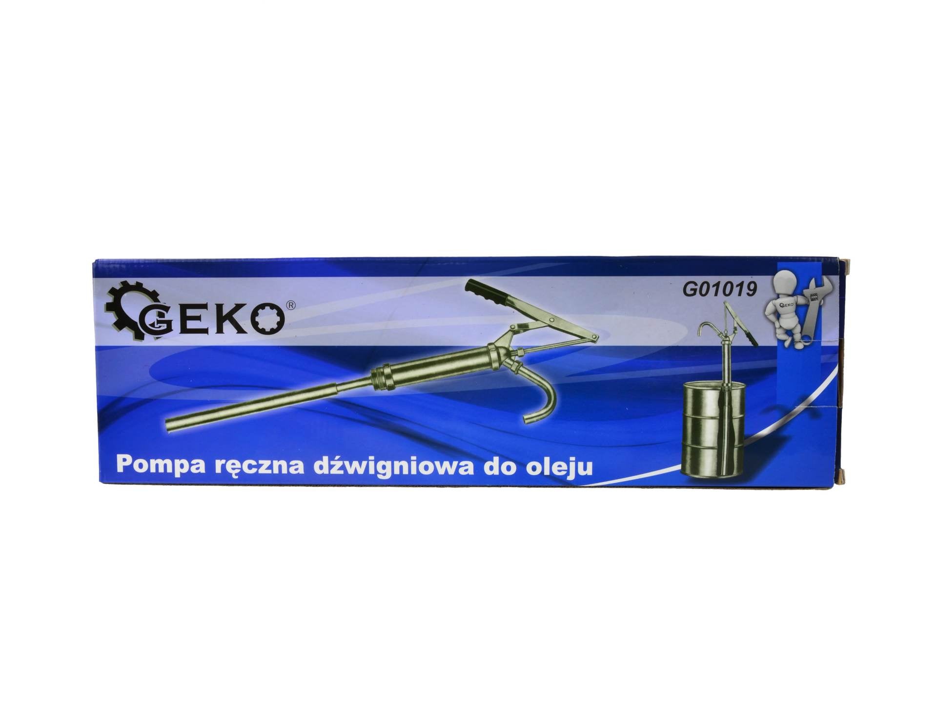 Pompa manuale per olio fusti da 60-220l pompa a mano con leva e tubo retrattile