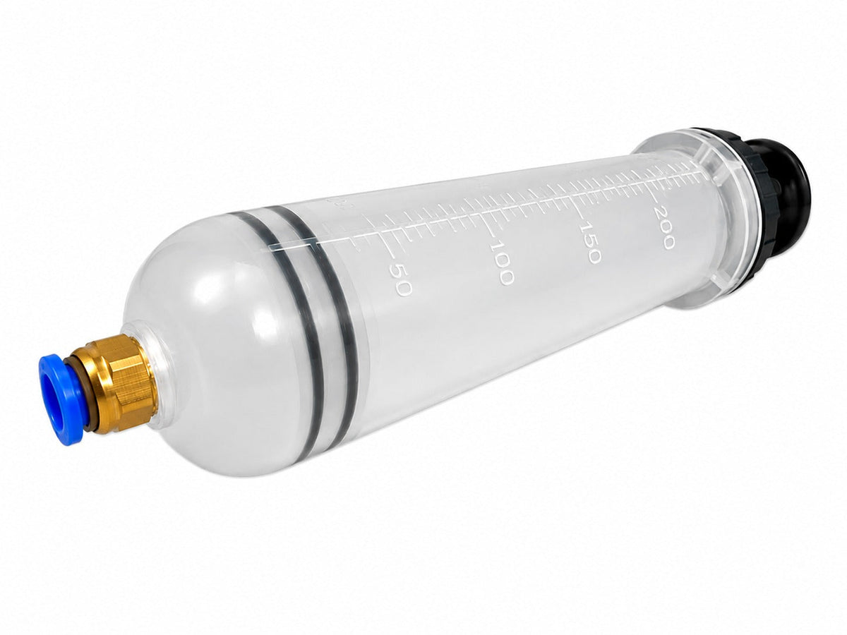 Pompa manuale per trasferimento liquidi, siringa cambio aspirazione, travaso, 200 ml