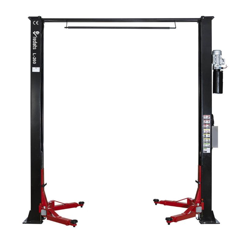 Ponte sollevatore auto a 2 colonne, portata 4000 kg, idraulico,con traversa superiore, sblocco manuale ,olio gratis incluso